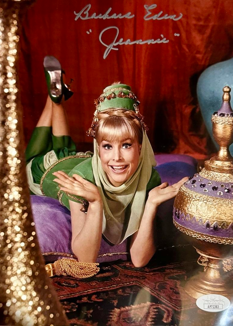 Barbara Eden Signed 8x10 Photo (I Dream Of Jeannie) w/Character Inscription - JSA COA #02